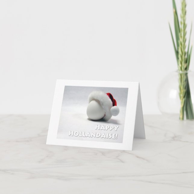 Lycklig Hollandaise! Helgkort (Framsida)