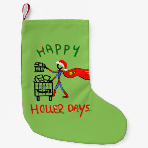 Lycklig Hollerdays 8 - Amazon-medarbetare. Liten Julstrumpa