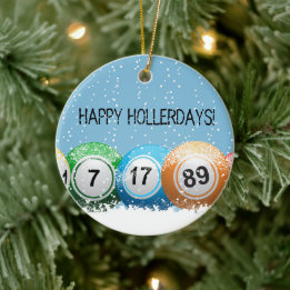 Lycklig Hollerdays Ornament