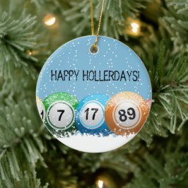 Lycklig Hollerdays Ornament