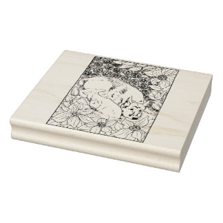 Lycklig Hollow German Shepherd Stämpel