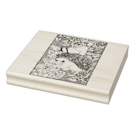 Lycklig Hollow Hedgehog Stämpel