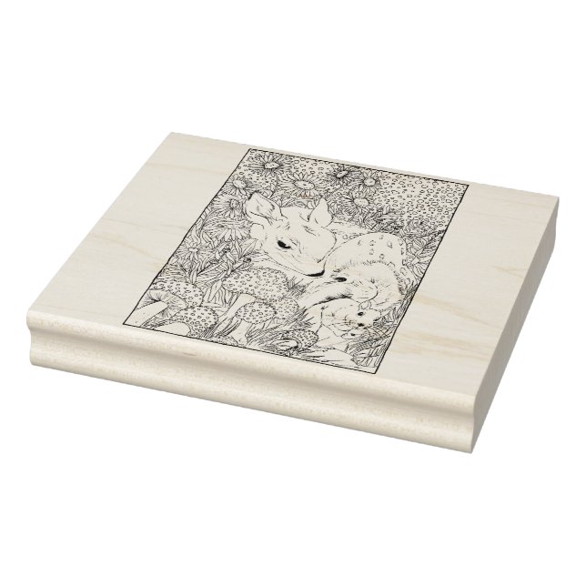 Lycklig Hollow Hjort Stämpel (Stämpel)