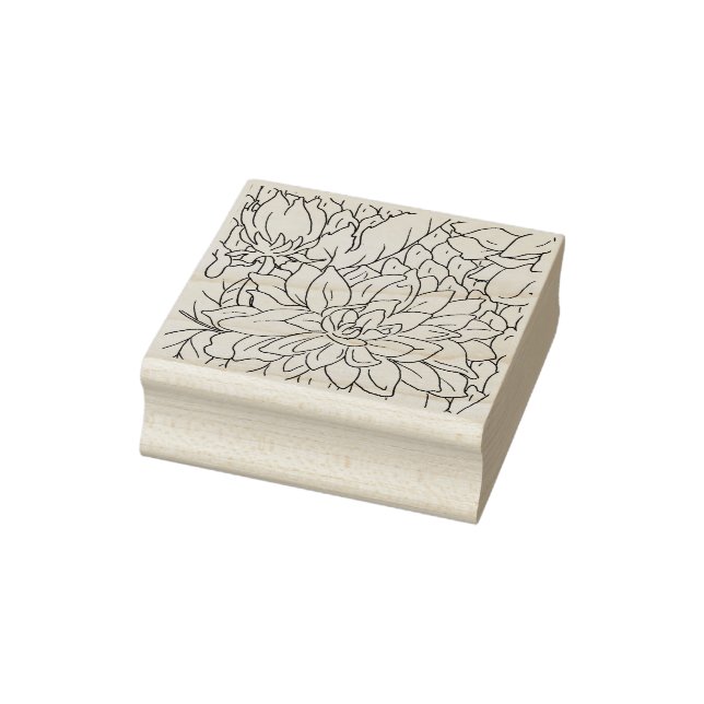 Lycklig Hollow Robin-Dahlia Stämpel (Stämpel)