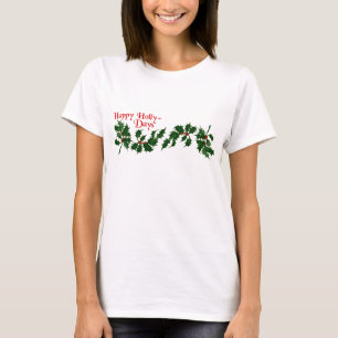 Lycklig Holly Days Lövs Womens Shirts Tee