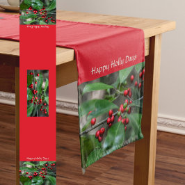 Lycklig Holly Days Red Berries Photographic Helgda