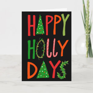 LYCKLIG HOLLY DAYS Sweet Helgdag jul Kort
