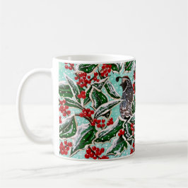 Lycklig Holly Quail Kaffemugg