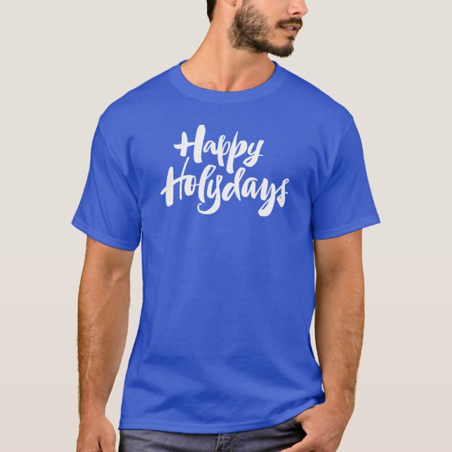 Lycklig Holydays Helgdagar Juldag Religiösa T-shirt (Framsida)