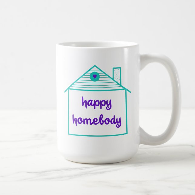 Lycklig Homebody Mugg (Höger)