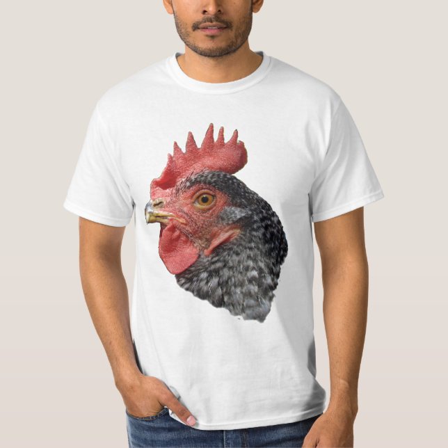 Lycklig hönat-skjorta tee shirt (Framsida)