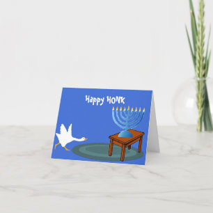 Lycklig HONK Hannukah-kort Tack Kort