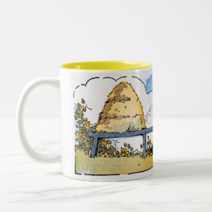 Lycklig Honungsbin Hive Vintage Art Mugg