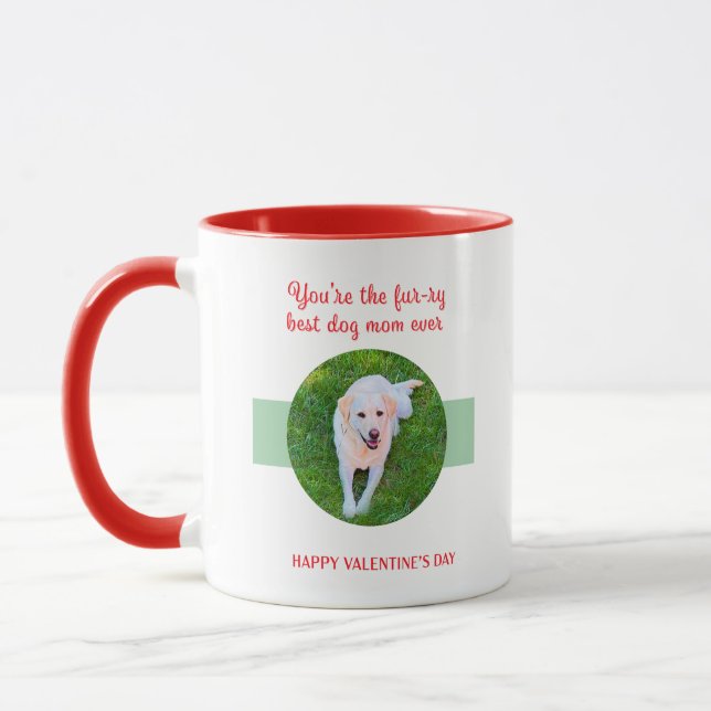 Lycklig Hooman Valentine Labrador Kärlek-kaffe Mug Mugg (Vänster)