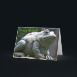 lycklig Hoppy Birthday Brother Frog Kort<br><div class="desc">Fotografi "Big Brother" av Pat Merewether</div>