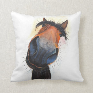Lycklig Horse Lycklig Dave Dekorativ kudde Cushion