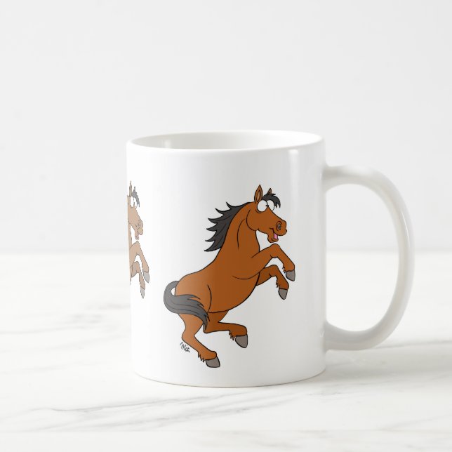 Lycklig Horse Mugg (Höger)