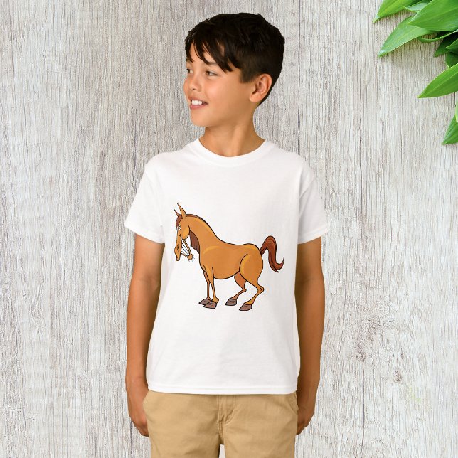 Lycklig Horse T Shirt (Skapare uppladdad)