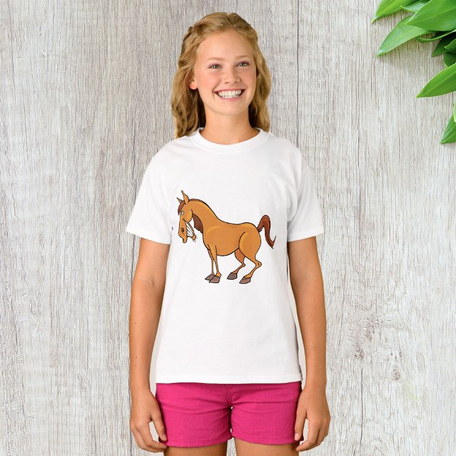 Lycklig Horse T Shirt (Skapare uppladdad)