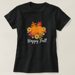 Lycklig höstsäsong för hösten t shirt