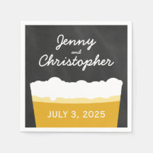 Lycklig-hour Brewery Craft Beer Party Napkins