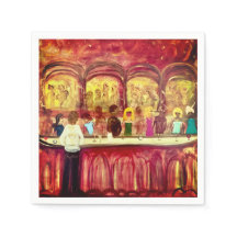 Lycklig Hour Cocktail Napkins