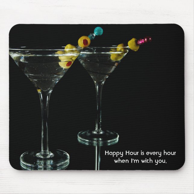 Lycklig Hour Martini Drinks Musmatta (Framsidan)