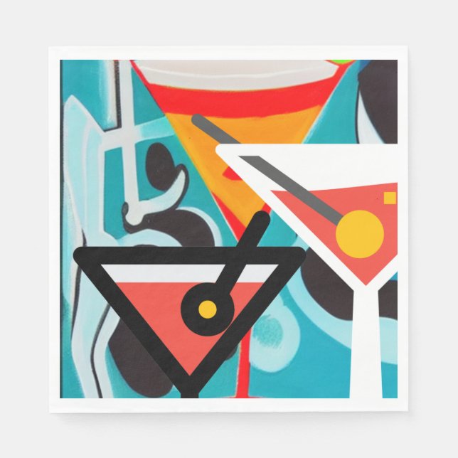 Lycklig Hour Pappersservett (Framsidan)