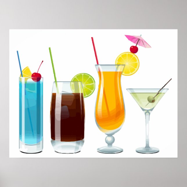 Lycklig Hour Poster (Framsidan)