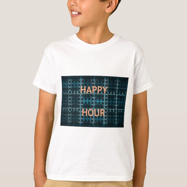 Lycklig Hour Tee Shirt (Framsida)