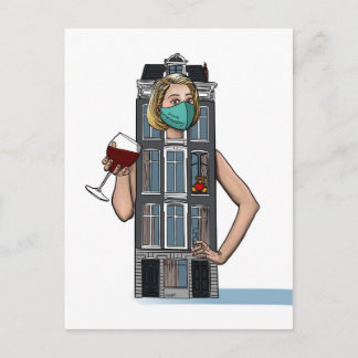 "Lycklig Hour" Vykort