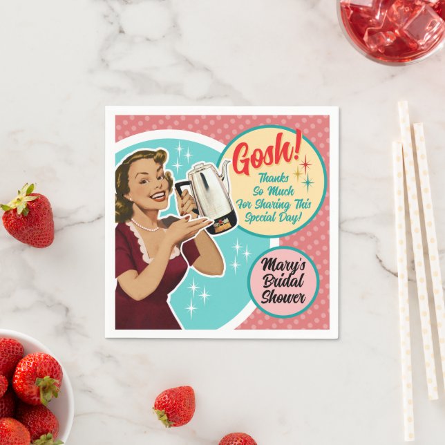 Lycklig Housefru Möhippa Napkins Pappersservett (Insitu)