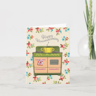 Lycklig Houseuppvärmning Kort