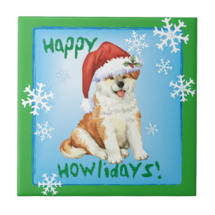 Lycklig Howliday Akita Kakelplatta