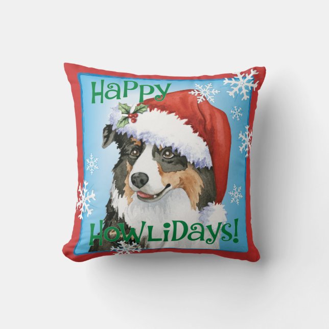 Lycklig Howliday Aussie Kudde (Framsida)