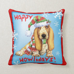 Lycklig Howliday Basset Kudde