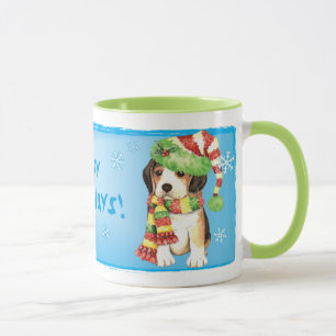 Lycklig Howliday Beagle Mugg