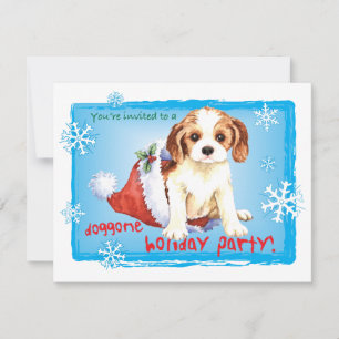 Lycklig Howliday Cavalier Inbjudningar