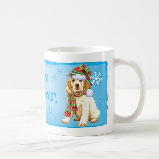 Lycklig Howliday Clumber Spain Kaffemugg (Höger)