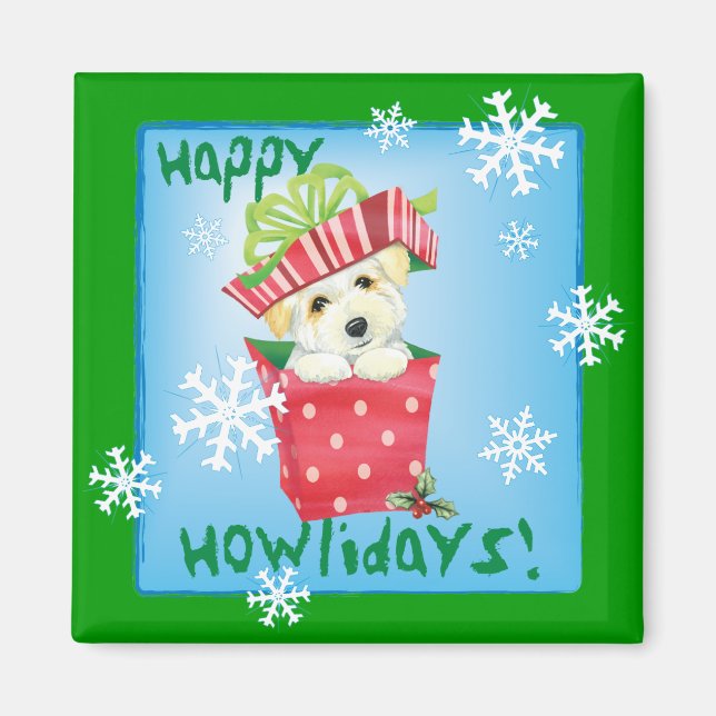 Lycklig Howliday Coton Magnet (Framsidan)