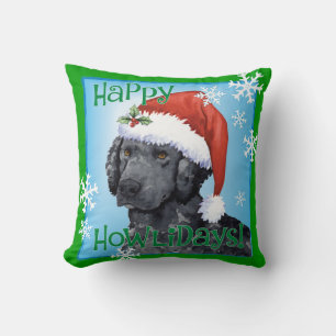 Lycklig Howliday Curly-Jackat Retriever Kudde