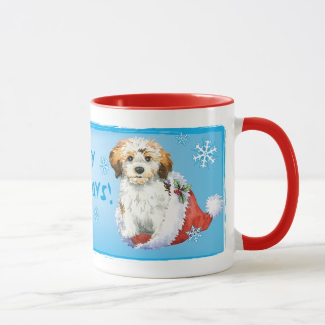 Lycklig Howliday Havanese Mugg (Höger)