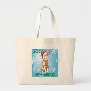 Lycklig Howliday Ibizan Hound Jumbo Tygkasse