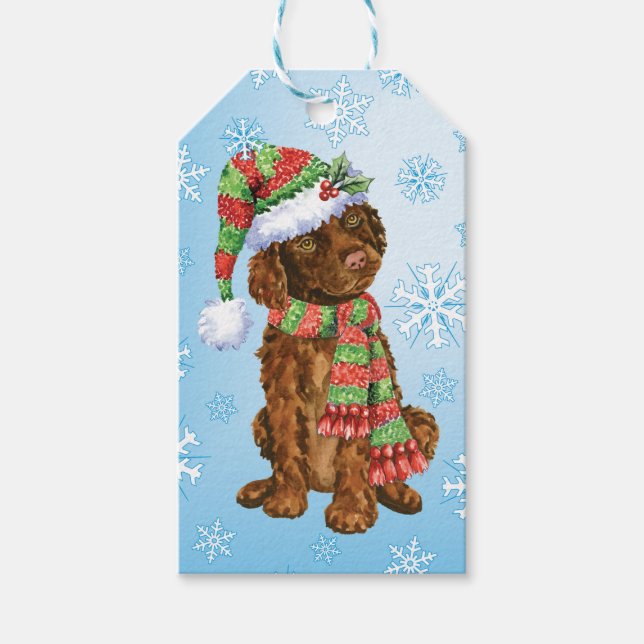 Lycklig Howliday Irish Vatten Spanska Presentetikett (Framsidan)