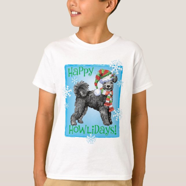 Lycklig Howliday Pumi T Shirt (Framsida)