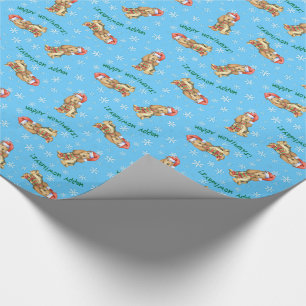 Lycklig Howliday spårhund Presentpapper