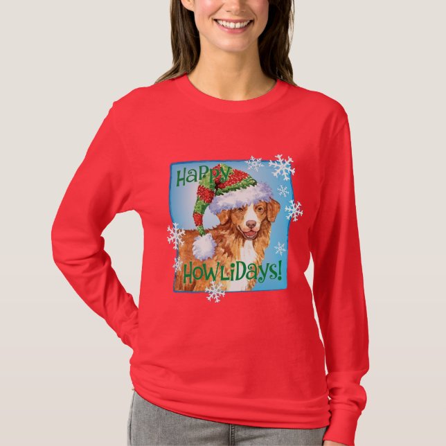 Lycklig Howliday Toller T-shirt (Framsida)