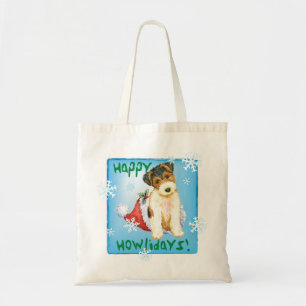 Lycklig Howliday Wire Fox Terrier Tygkasse