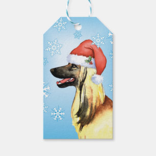 Lycklig Howlidays Afghan Hound Presentetikett