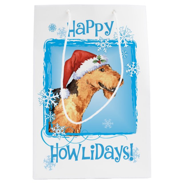 Lycklig Howlidays Airedale (Framsidan)